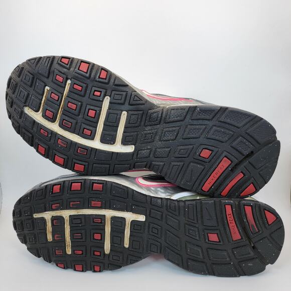 Nike Reax Run 5 Women’s Running Shoes White Silver Pink Size 8.5 No Inserts - Picture 12 of 15